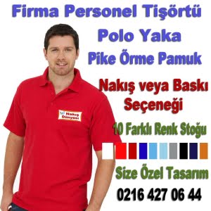Zeytinburnu Kozmendo Nakış - Polo Yaka Kurumsal Personel Tişörtü Göğüs Nakışı