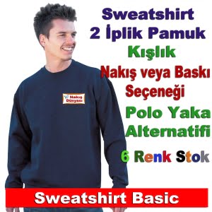 Kozmendo Nakış Atölyesi - Kapüşonlu Sweatshirt ve Kışlık Polar Sırt-Göğüs Nakışı